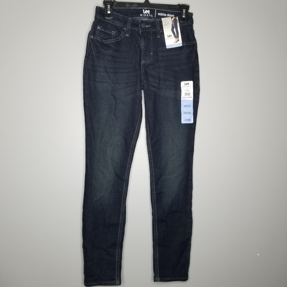 LEE Riders Midrise Skinny Jeans Regular Fit 4M